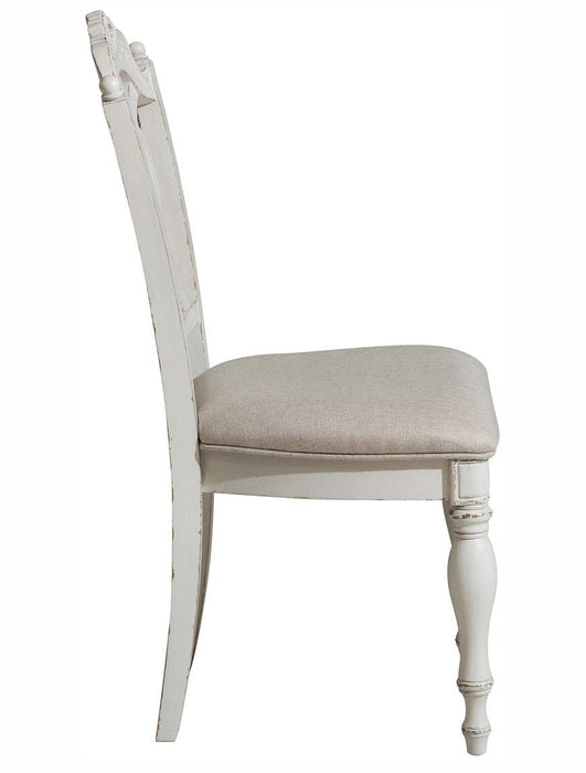 Homelegance Cinderella Chair in Antique White with Grey Rub-Through 1386NW-11C - Home Discount Furniture - NJ-linden