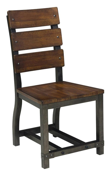 Homelegance Holverson Side Chair in Rustic Brown (Set of 2) - Home Discount Furniture - NJ-linden