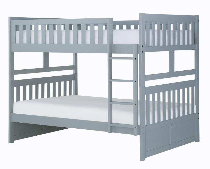 Homelegance Orion Full/Full Bunk Bed in Gray B2063FF-1* - Home Discount Furniture - NJ-linden