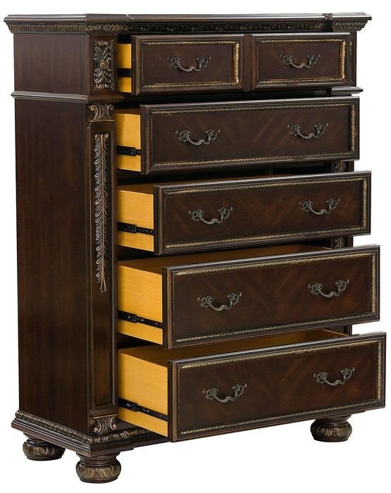 Homelegance Catalonia 5 Drawer Chest in Cherry 1824-9 - Home Discount Furniture - NJ-linden