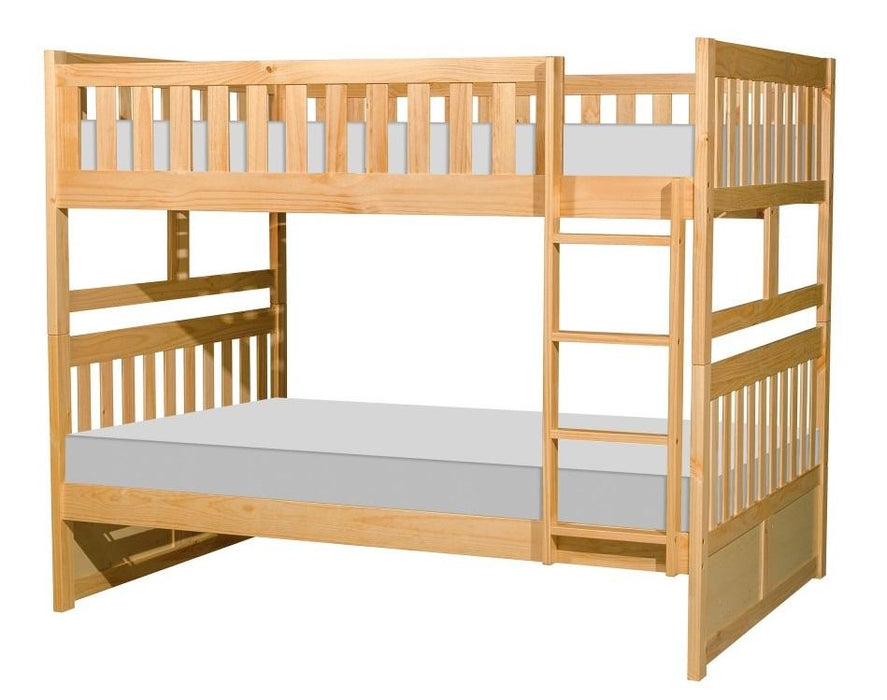 Homelegance Bartly Full/Full Bunk Bed in Natural B2043FF-1* - Home Discount Furniture - NJ-linden