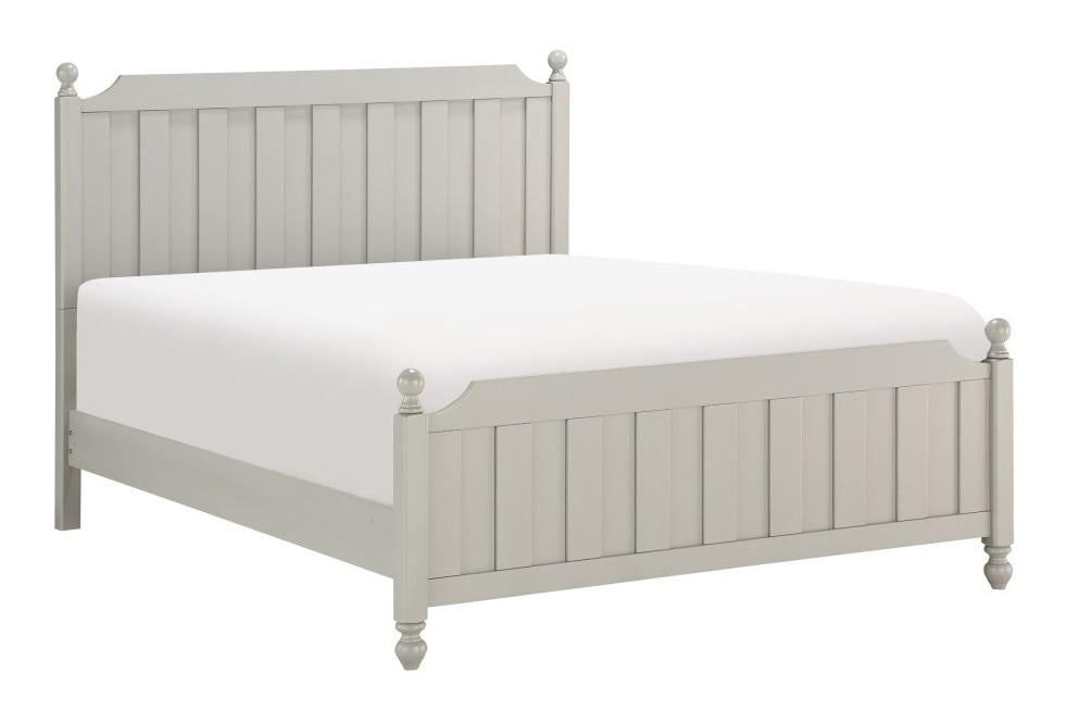 Homelegance Wellsummer Full Panel Bed in Gray 1803GYF-1* - Home Discount Furniture - NJ-linden