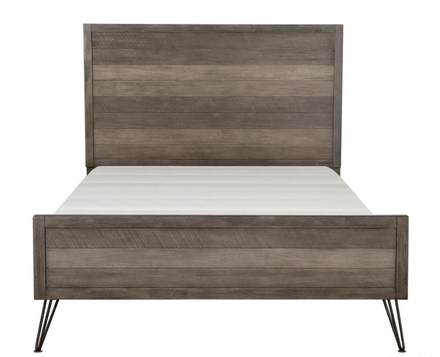 Homelegance Urbanite Full Panel Bed in Tri-tone Gray 1604F-1* - Home Discount Furniture - NJ-linden