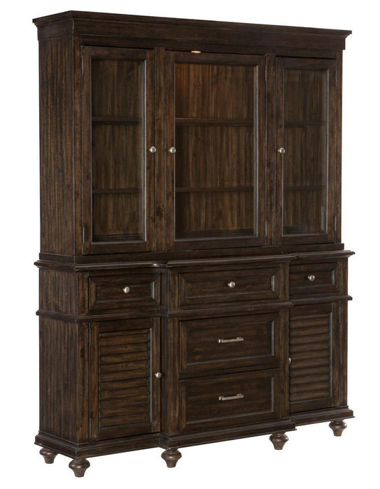 Homelegance Cardano Buffet & Hutch in Charcoal 1689-50* - Home Discount Furniture - NJ-linden