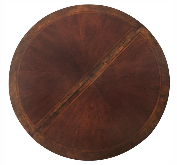 Homelegance Deryn Park Round Dining Table in Dark Cherry 2243-76* - Home Discount Furniture - NJ-linden