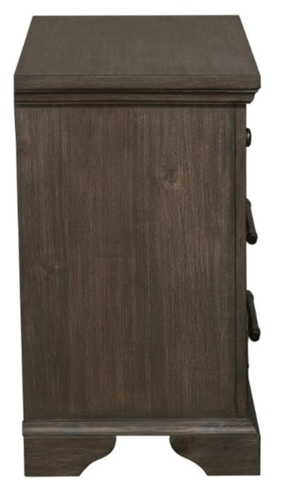 Homelegance Taulon Nightstand in Dark Oak 5438-4 - Home Discount Furniture - NJ-linden