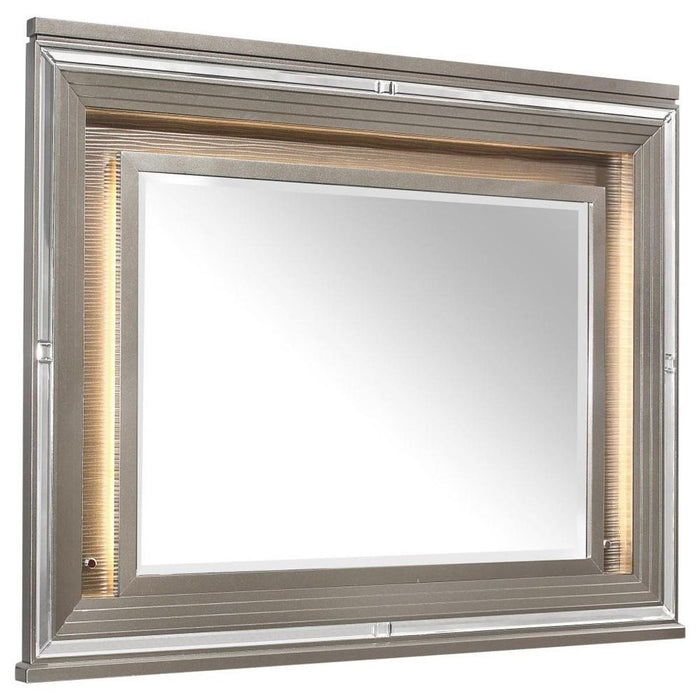 Homelegance Tamsin Mirror in Silver Grey Metallic 1616-6 - Home Discount Furniture - NJ-linden