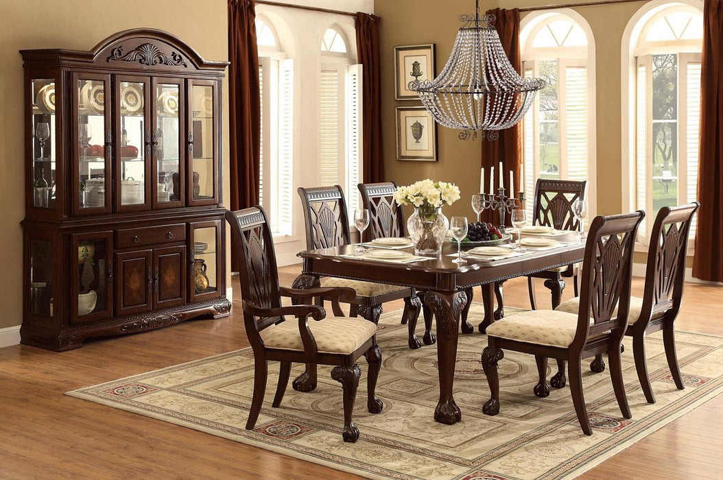 Homelegance Norwich Dining Table in Dark Cherry 5055-82 - Home Discount Furniture - NJ-linden