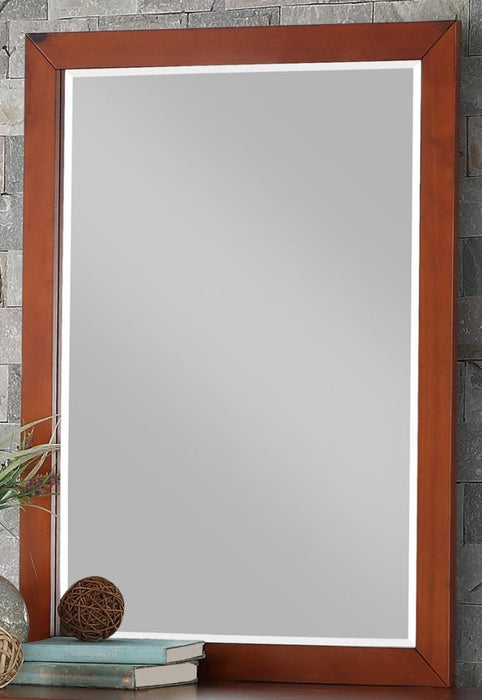 Homelegance Rowe Mirror in Dark Cherry B2013DC-6 - Home Discount Furniture - NJ-linden