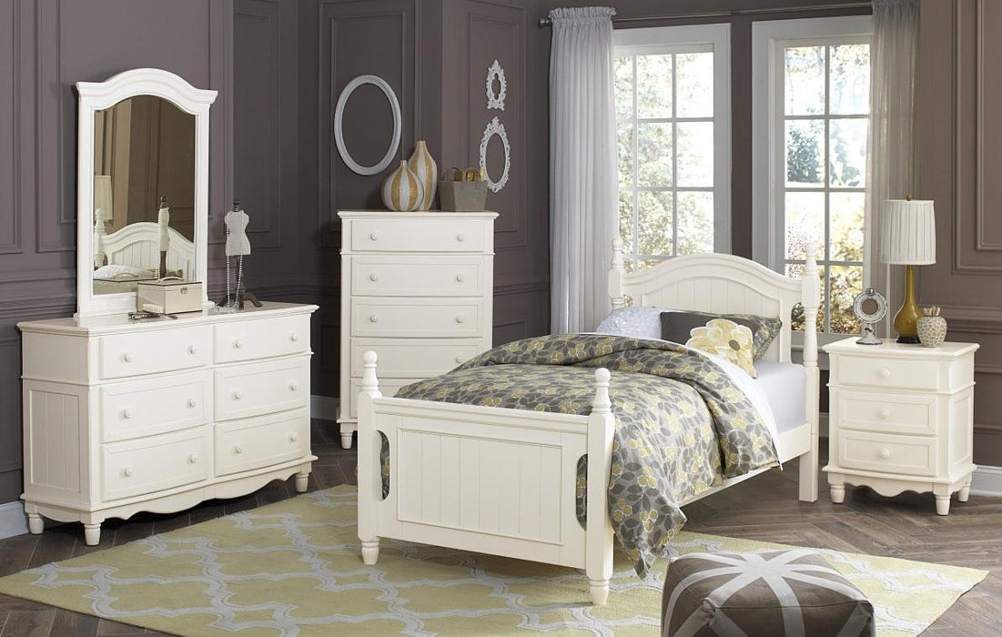 Homelegance Clementine Twin Bed in White B1799T-1* - Home Discount Furniture - NJ-linden