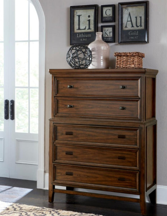 Homelegance Frazier Chest in Dark Cherry 1649-9 - Home Discount Furniture - NJ-linden