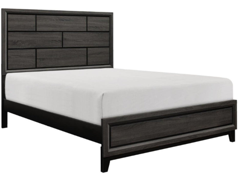 Homelegance Davi Full Panel Bed in Gray 1645F-1* - Home Discount Furniture - NJ-linden