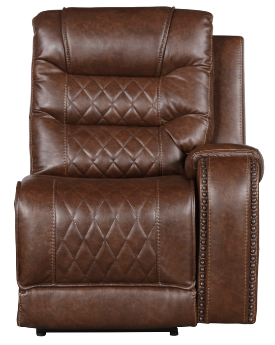 Homelegance Furniture Putnam Power Right Side Reclining Chair with USB Port in Brown 9405BR-RRPW - Home Discount Furniture - NJ-linden