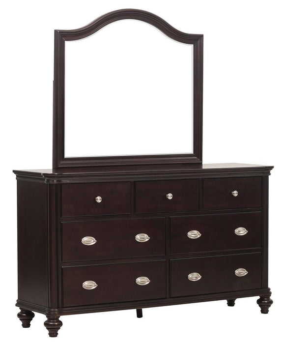 Homelegance Marston 7 Drawer Dresser in Dark Cherry 2615DC-5 - Home Discount Furniture - NJ-linden