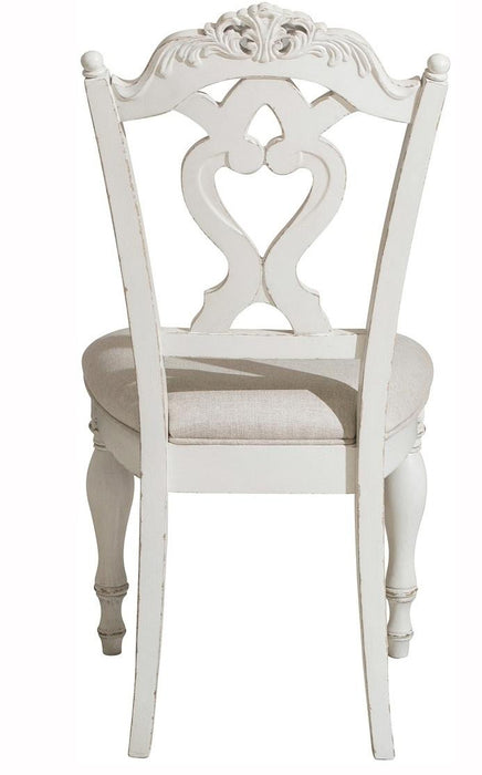 Homelegance Cinderella Chair in Antique White with Grey Rub-Through 1386NW-11C - Home Discount Furniture - NJ-linden