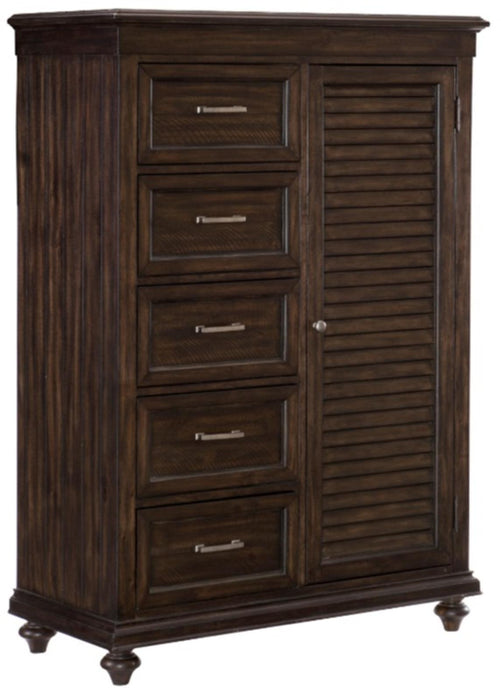 Homelegance Cardona Wardrobe Chest in Driftwood Charcoal 1689-10 - Home Discount Furniture - NJ-linden