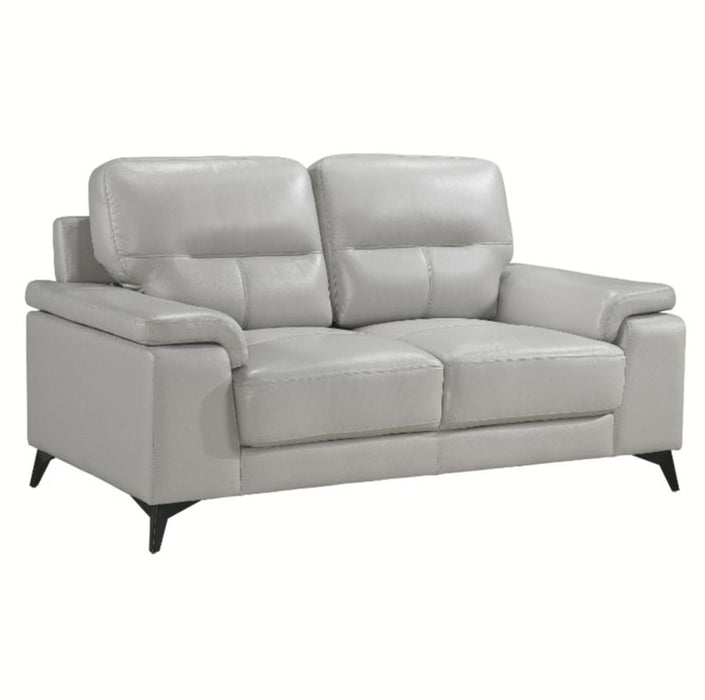 Homelegance Furniture Mischa Loveseat in Silver Gray 9514SVE-2 - Home Discount Furniture - NJ-linden