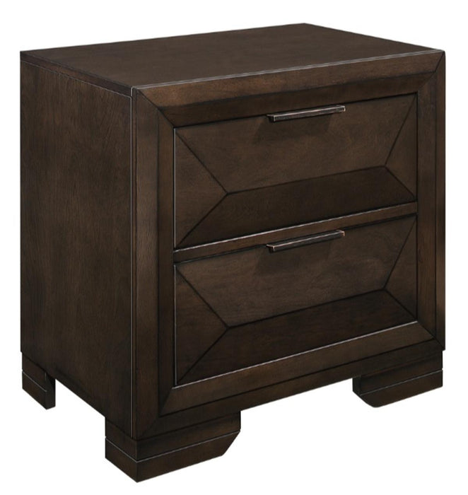 Homelegance Chesky Nightstand in Warm Espresso 1753-4 - Home Discount Furniture - NJ-linden