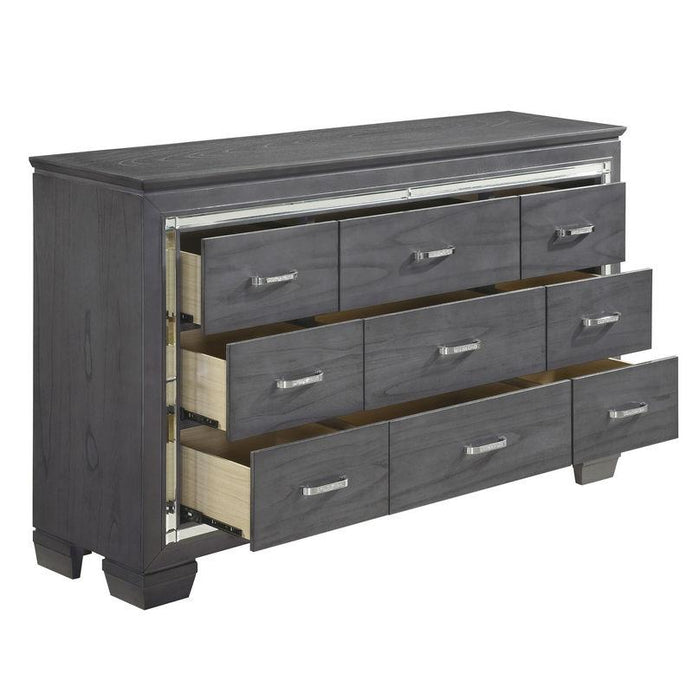 Homelegance Allura Dresser in Gray 1916GY-5 - Home Discount Furniture - NJ-linden