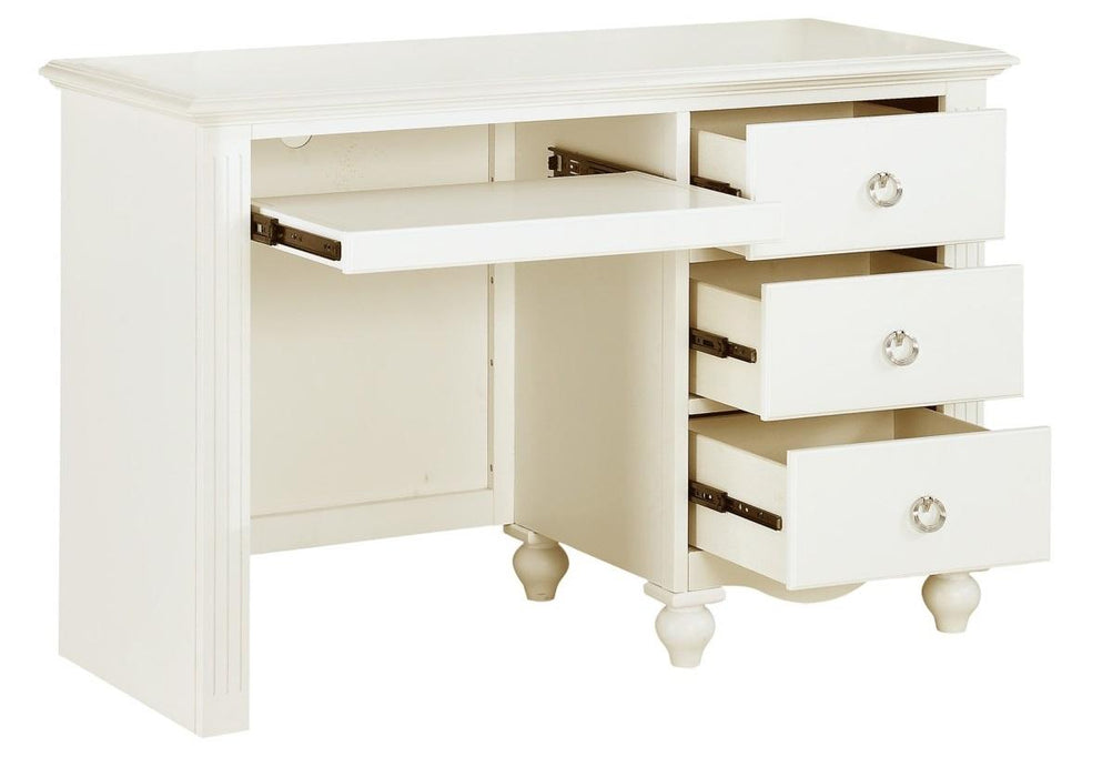 Homelegance Meghan 3 Drawer Writing Desk in White 2058WH-15 - Home Discount Furniture - NJ-linden