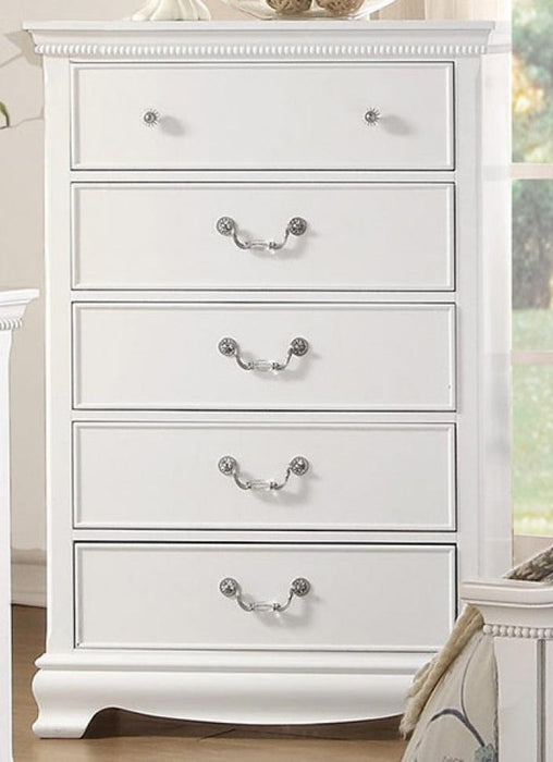 Homelegance Lucida 5 Drawer Chest in White 2039W-9 - Home Discount Furniture - NJ-linden