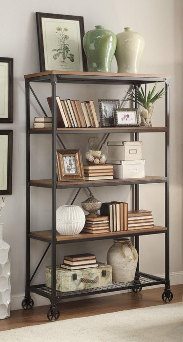 Homelegance Millwood 40"W Bookcase in Pine 5099-17 - Home Discount Furniture - NJ-linden