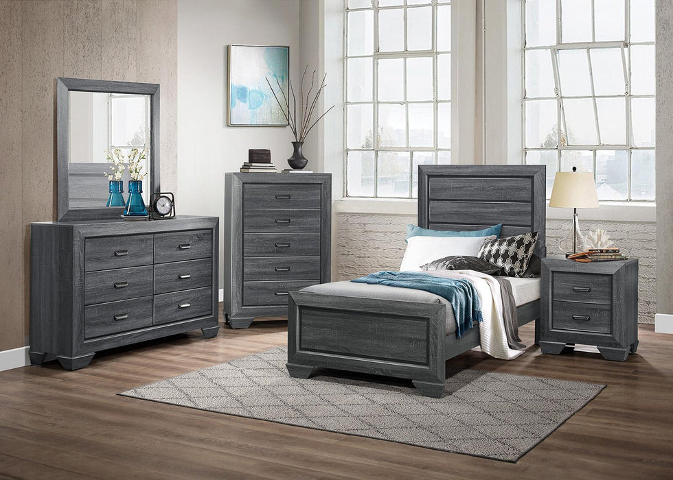 Homelegance Beechnut 5 Drawer Chest in Gray 1904GY-9 - Home Discount Furniture - NJ-linden