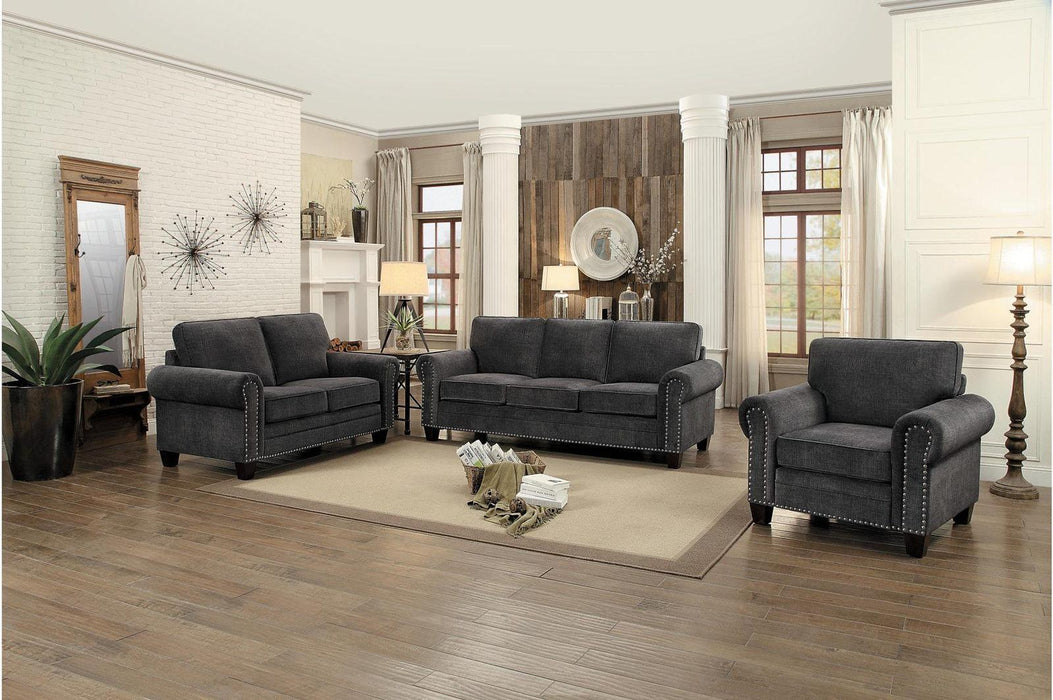 Homelegance Furniture Cornelia Chair in Dark Gray 8216DG-1 - Home Discount Furniture - NJ-linden