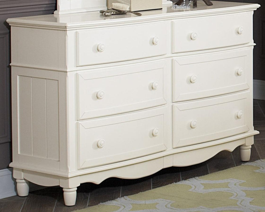 Homelegance Clementine 6 Drawer Dresser in White B1799-5 - Home Discount Furniture - NJ-linden