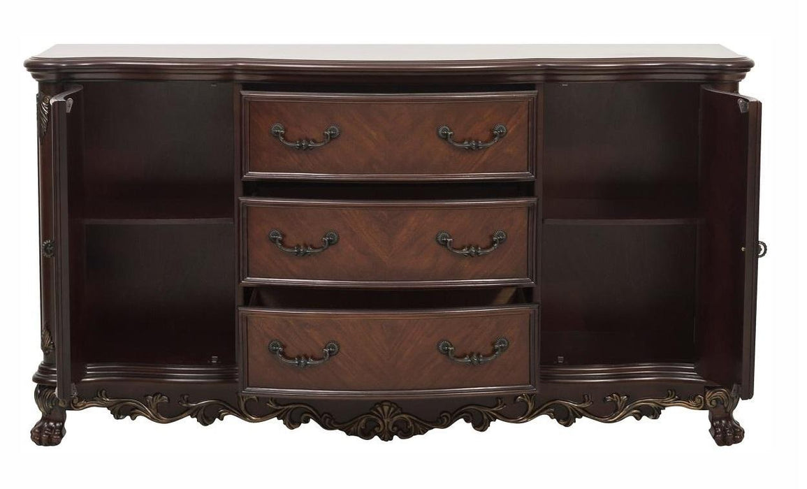 Homelegance Deryn Park Buffet/Server in Dark Cherry 2243-55 - Home Discount Furniture - NJ-linden