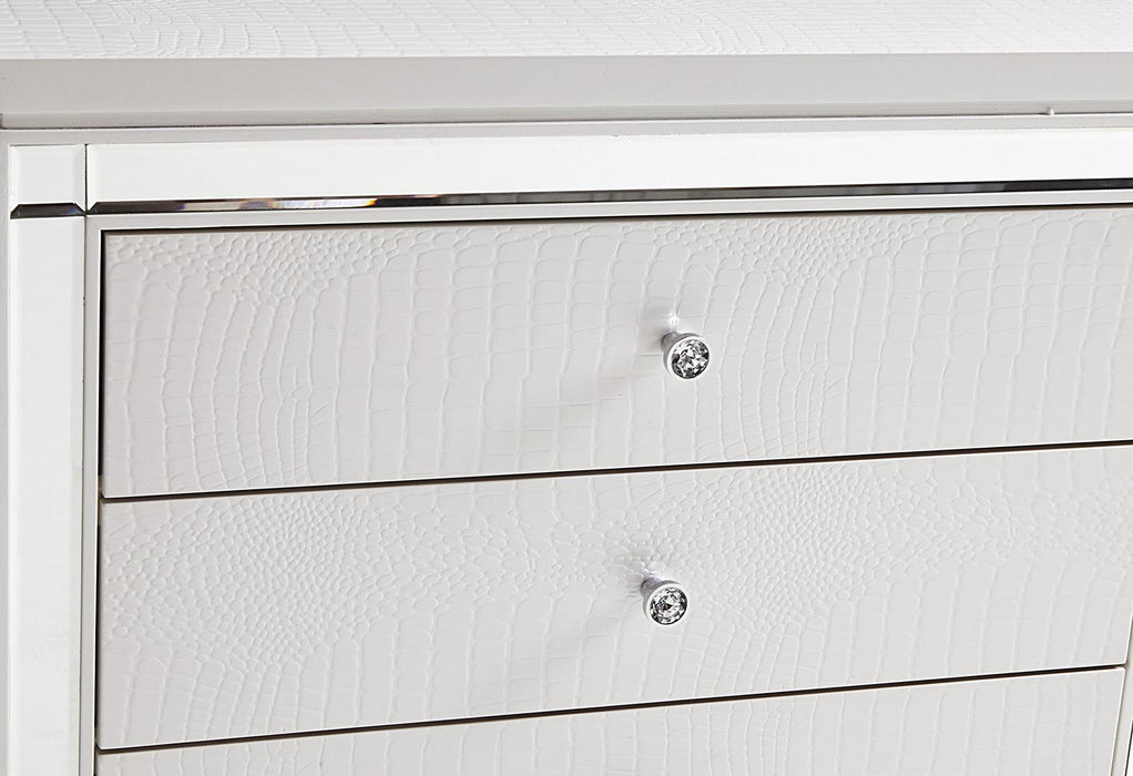 Homelegance Alonza 9 Drawer Dresser in White 1845-5 - Home Discount Furniture - NJ-linden