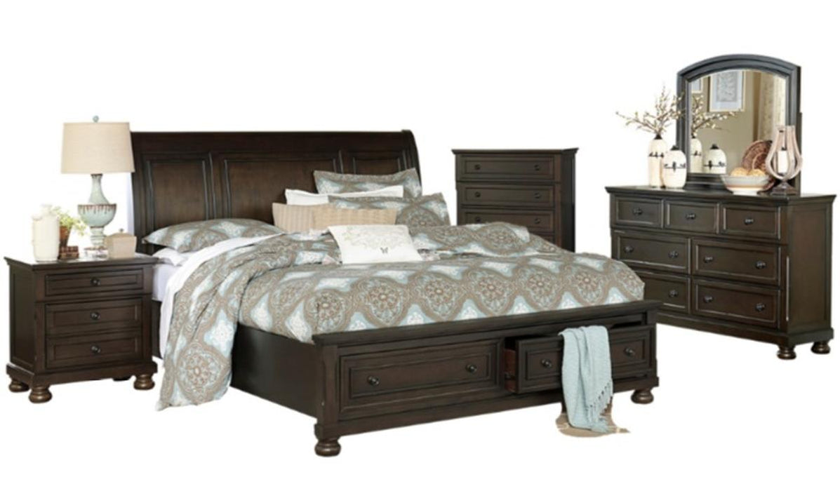 Homelegance Begonia King Platform Bed in Gray 1718KGY-1EK* - Home Discount Furniture - NJ-linden