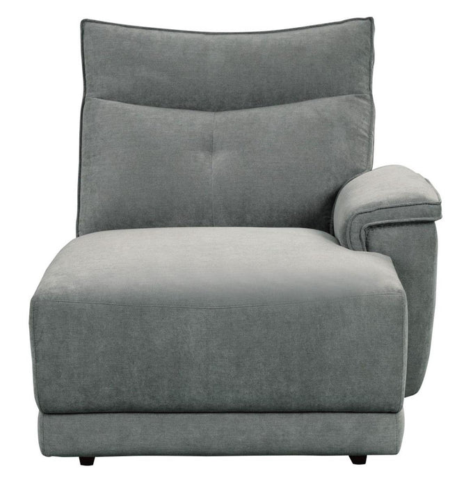 Homelegance Furniture Tesoro Right Side Chaise in Dark Gray 9509DG-5R - Home Discount Furniture - NJ-linden