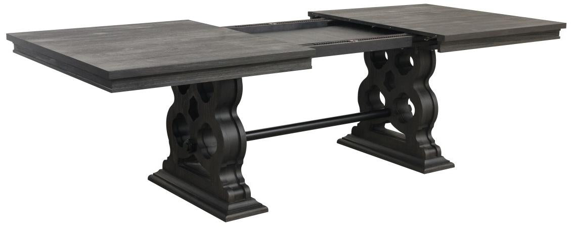 Homelegance Arasina Dining Table in Dark Pewter 5559N-96* - Home Discount Furniture - NJ-linden