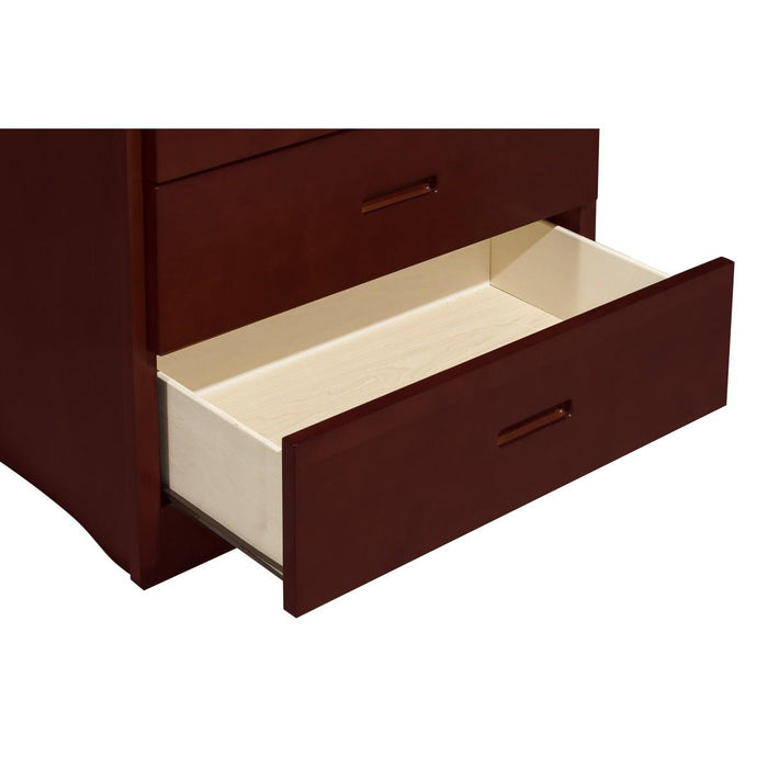 Homelegance Rowe 4 Drawer Chest in Dark Cherry B2013DC-9 - Home Discount Furniture - NJ-linden