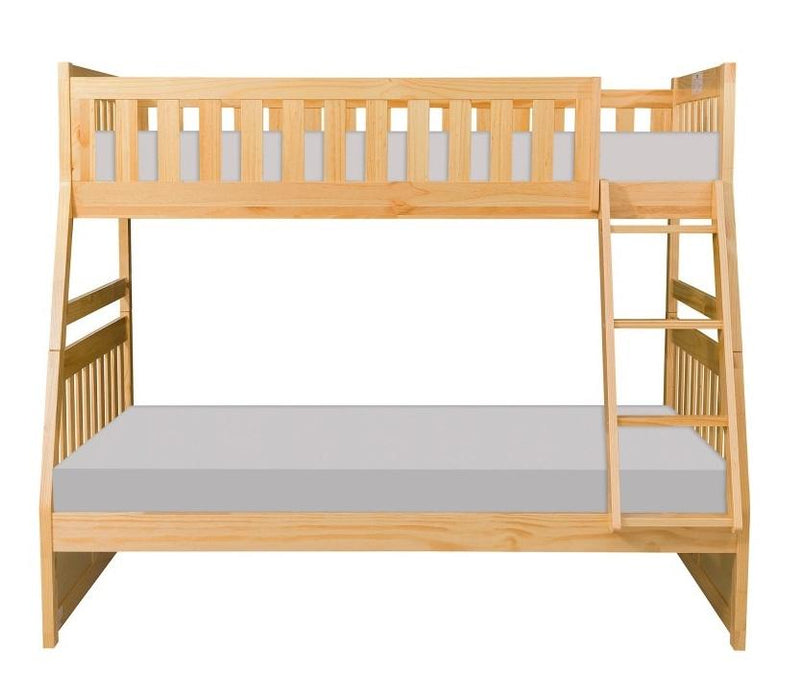 Homelegance Bartly Twin/Full Bunk Bed in Natural B2043TF-1* - Home Discount Furniture - NJ-linden