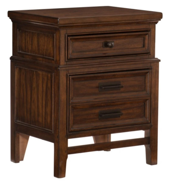 Homelegance Frazier Nightstand in Dark Cherry 1649-4 - Home Discount Furniture - NJ-linden