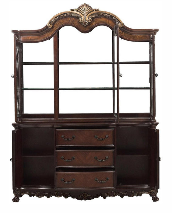 Homelegance Deryn Park Buffet and Hutch in Dark Cherry 2243-50* - Home Discount Furniture - NJ-linden