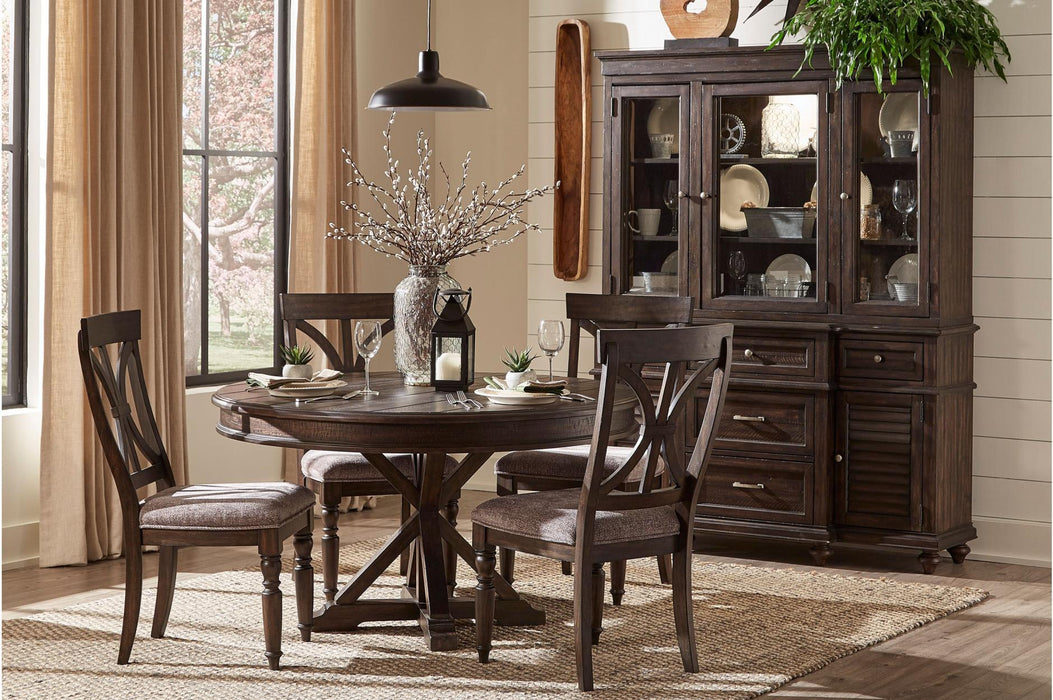 Homelegance Cardano Buffet & Hutch in Charcoal 1689-50* - Home Discount Furniture - NJ-linden