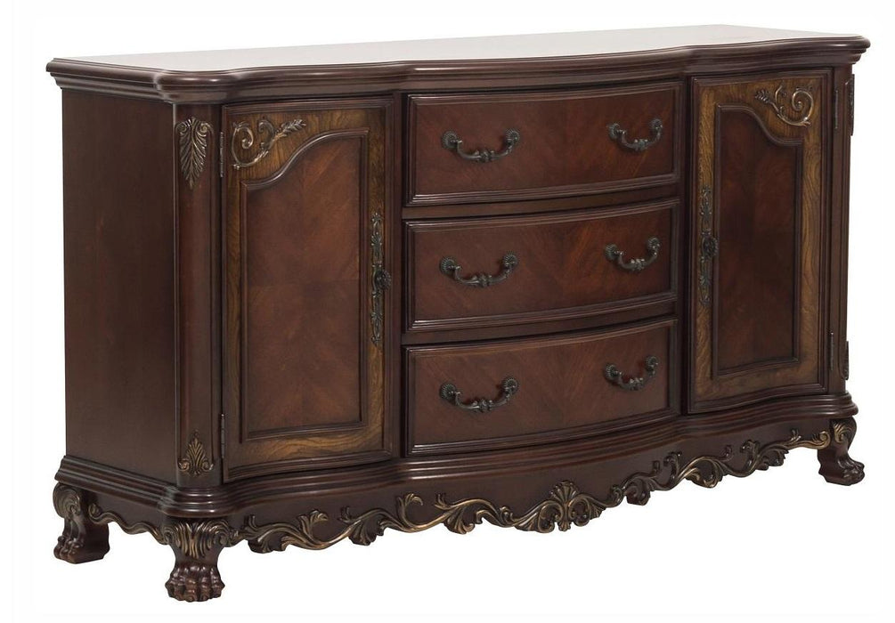 Homelegance Deryn Park Buffet/Server in Dark Cherry 2243-55 - Home Discount Furniture - NJ-linden