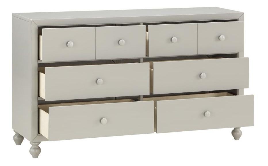 Homelegance Wellsummer 6 Drawer Dresser in Gray 1803GY-5 - Home Discount Furniture - NJ-linden