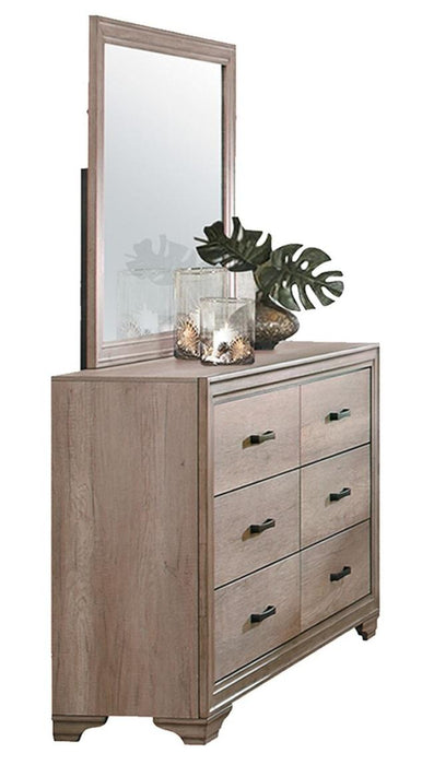 Homelegance Lonan 6 Drawer Dresser in Natural 1955-5 - Home Discount Furniture - NJ-linden