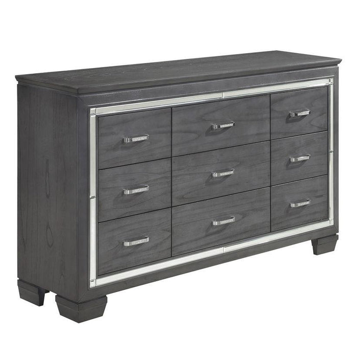 Homelegance Allura Dresser in Gray 1916GY-5 - Home Discount Furniture - NJ-linden