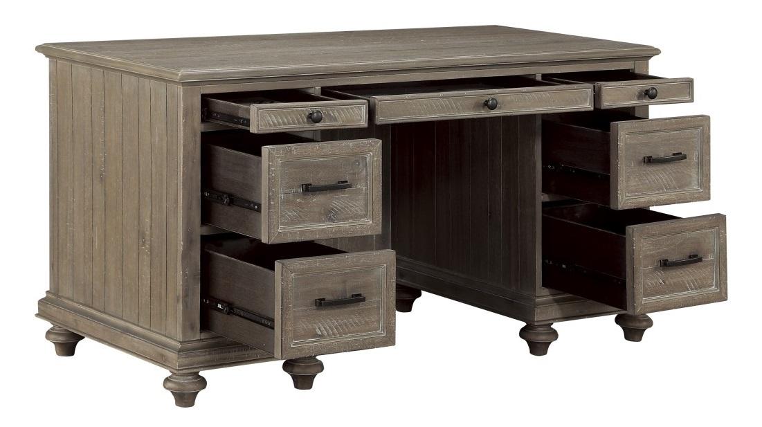 Homelegance Cardano Executive Desk in Brown 1689BR-17 - Home Discount Furniture - NJ-linden