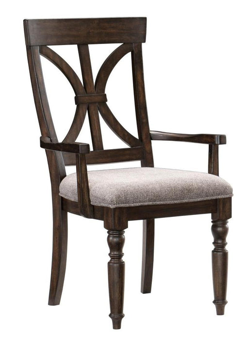 Homelegance Cardano Arm Chair in Charcoal (Set of 2) - Home Discount Furniture - NJ-linden