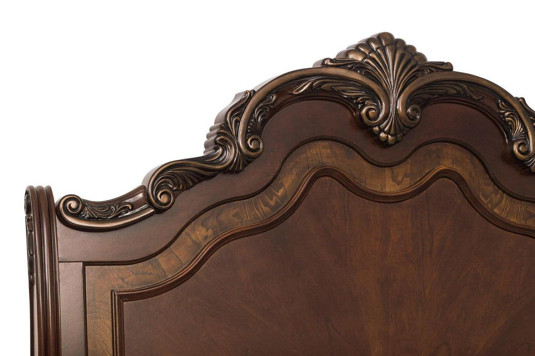 Homelegance Deryn Park Queen Sleigh Bed in Cherry 2243SL-1 - Home Discount Furniture - NJ-linden