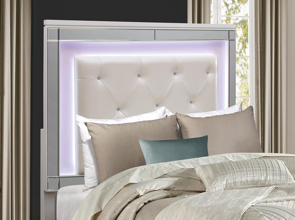 Homelegance Alonza Queen LED Panel Bed 1845LED-1 - Home Discount Furniture - NJ-linden