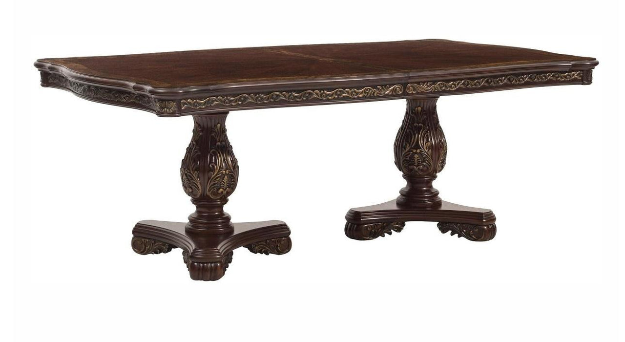 Homelegance Deryn Park Dining Table in Dark Cherry 2243-114* - Home Discount Furniture - NJ-linden