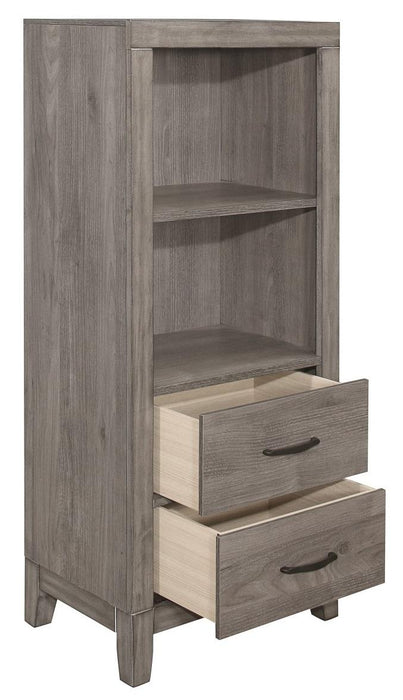 Homelegance Woodrow Pier/Tower Nightstand in Gray 2042NB-10 - Home Discount Furniture - NJ-linden