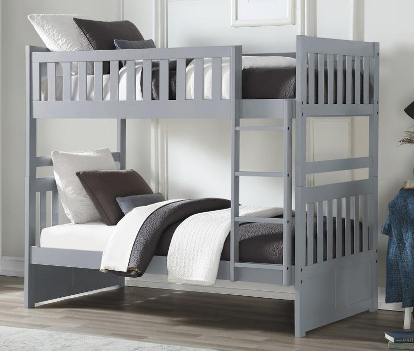 Homelegance Orion Twin/Twin Bunk Bed in Gray B2063-1* - Home Discount Furniture - NJ-linden